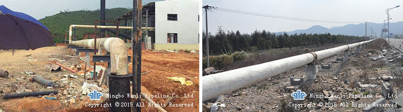 Prefabricated Aerial Steam Insulation Pipe Of WBK Series